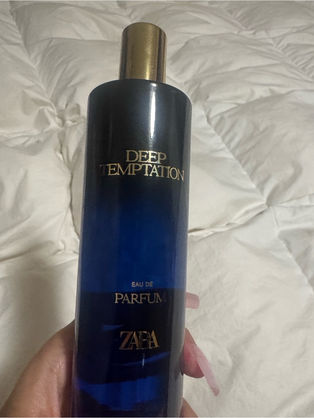 ZARA Deep Temptation Navy & Gold Perfume - Picture 3 of 3